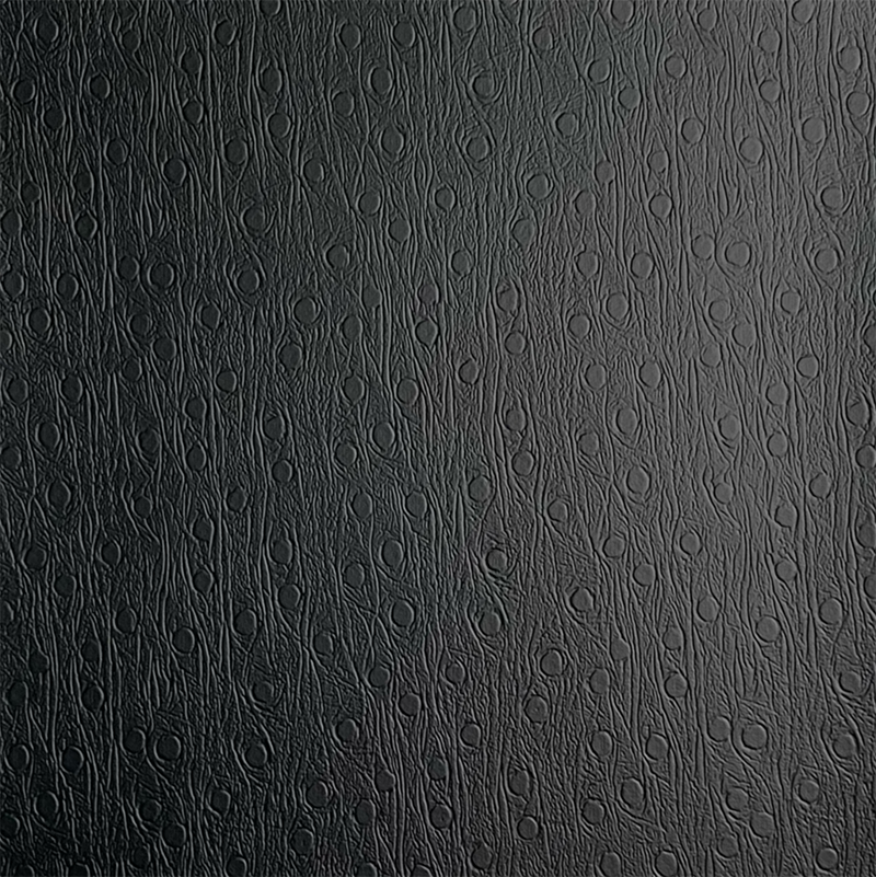 신발을위한 검은 색 PVC 가죽