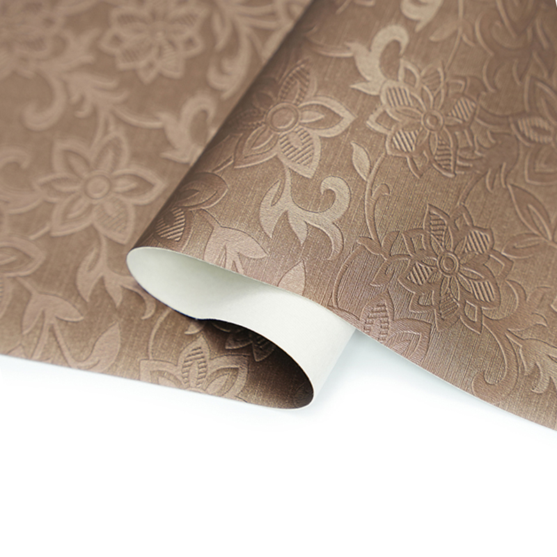 장식 용 꽃 디자인 합성 가죽