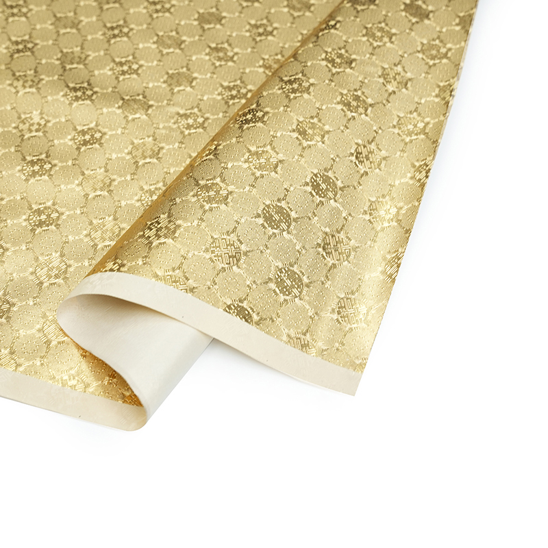 가방을위한 반짝이는 금 인조 가죽